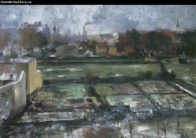 Lovis Corinth Blick aus dem Atelier